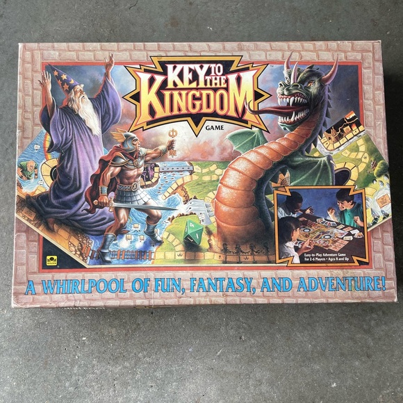 King of the kingdom - vintage D&D style board game -complete